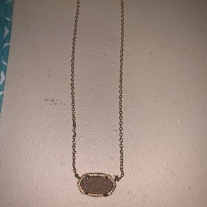 Gold druzy Kendra Scott Necklace
